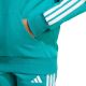 5. adidas 3 Stripes Fleece Hoodie 225 Turquoise JN2417