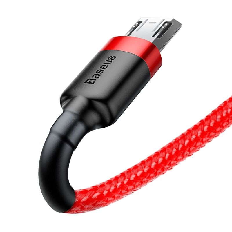 4. Baseus Cafule Cable CAMKLF-C09 USB-A / micro USB 1.5A 2 m - red