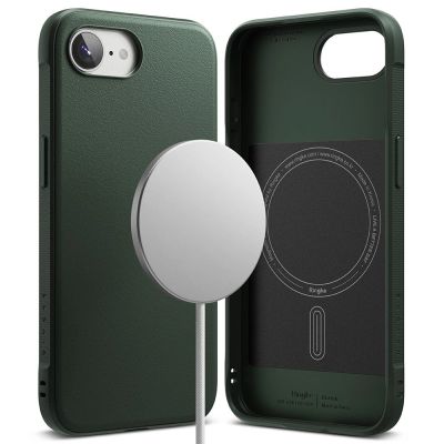 2. Ringke Onyx Magnetic Magsafe Case for iPhone 16e / 17e - Green