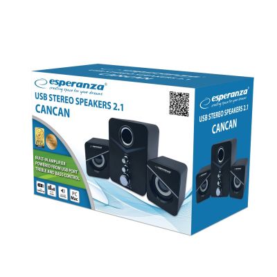 2. ESPERANZA SPEAKERS 2.1 USB CANCAN EP153