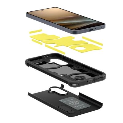 6. Spigen Tough Armor Case for Samsung Galaxy A36 5G - Black