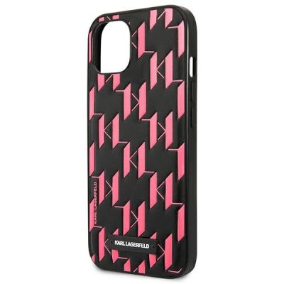 6. Karl Lagerfeld KLHCP13SMNMP1P iPhone 13 mini 5,4 "hardcase pink / pink Monogram Plaque