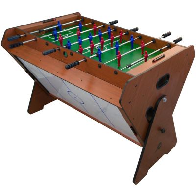 10. 3-in-1 ROTARY GAME TABLE, BILLIARDS, TABLE FOOTBALL, AIR HOOK-UP 121x89x84.5CM