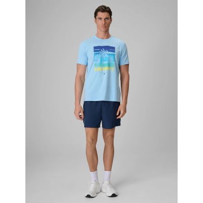 3. Men's regular printed T-shirt 4F 4FRSS26TTSHM4291-34S