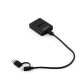 GEMBIRD M.2 SATA & NVME SSD DOCKING STATION BLACK
