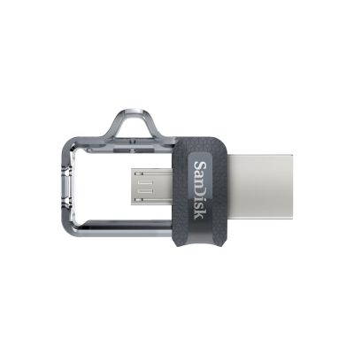 4. Pendrive SanDisk ULTRA SDDD3-128G-G46 (128GB; microUSB, USB 3.0; gray)