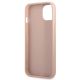 7. Guess GUHCP13SPSATPP iPhone 13 mini 5,4 "pink / pink hardcase SaffianoTriangle Logo Cardslot
