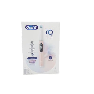 35. Oral-B iO Series 6 Pink Sand Luxe Edition Electric Toothbrush