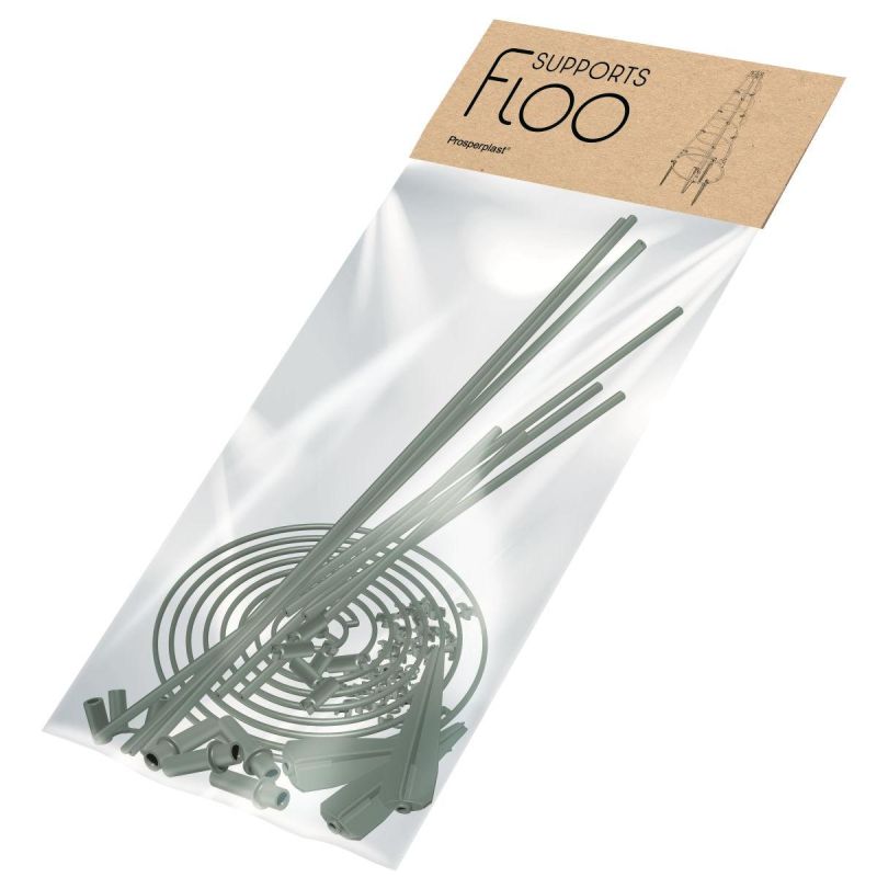 8. FLOO SUPPORTS PLANT SUPPORT CONICAL 25X60CM FOREST GREEN