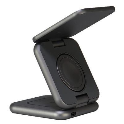 5. Audi Big Logo foldable inductive charger 3in1 0 - gray