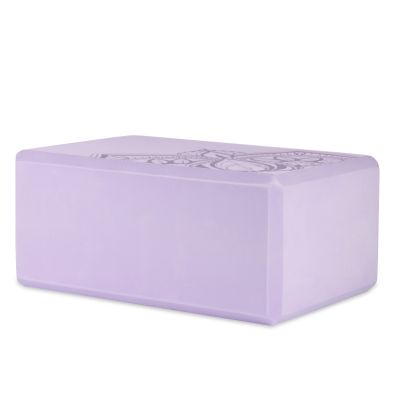 9. GAIAM Lilac Point Foam Yoga Cube 63748