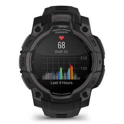 31. Garmin Instinct 3 AMOLED 45 mm Sports Watch, Black