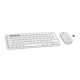 2. Logitech 920-012204 Keyboard Mouse Included Universal RF Wireless + Bluetooth QWERTZ German White