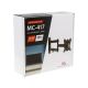 11. MACLEAN MOUNT FOR TV OR MONITOR MAX. VESA 100X100, 13-32", 30KG, BLACK MC-417