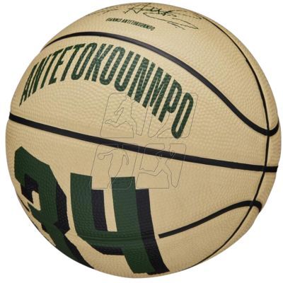 3. Basketball ball Wilson NBA Player Icon Giannis Antetokounmpo Mini Ball WZ4007501XB