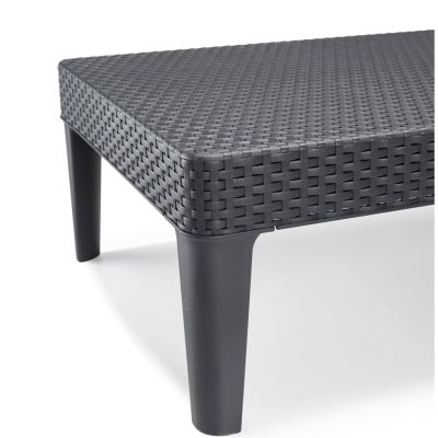 11. KETER Jaipur 235162 garden lounger (anthracite color)