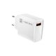 NATEC RIBERA USB-A 18W WHITE CHARGER NUC-2057