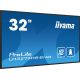 4. iiyama ProLite LH3275HS-B1AG monitor, 32" diagonal, flat screen, 81.3 cm