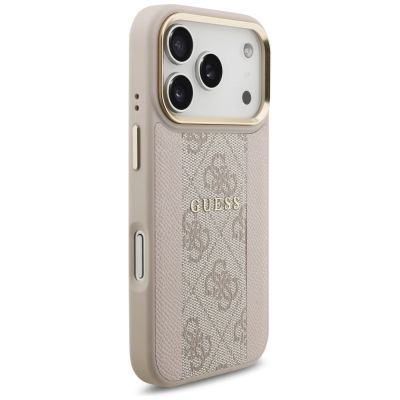 4. Guess 4G Stripe MagSafe Case for iPhone 17 Pro - Pink