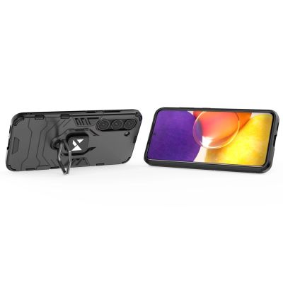 21. Wozinsky Ring Armor case for Samsung Galaxy S23 armored cover magnetic holder ring black