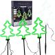 DECORATIVE LAMPS OUTDOOR PATH STICK 3 PCS CHRISTMAS TREE NEON