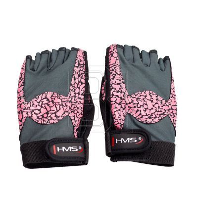 32. Gloves for the gym Pink / Gray W HMS RST03 rL