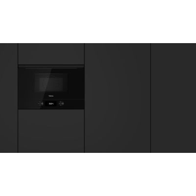 6. Teka ML 8220 BIS L FBK Black Microwave Grill Built-in 22 l 850 W