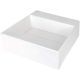 Granite countertop washbasin with space for a tap - with a cover