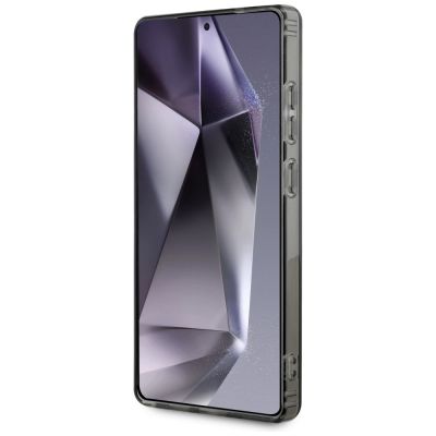 5. Guess Glitter Circle Classic Logo MagSafe case for Samsung Galaxy S25 Ultra black