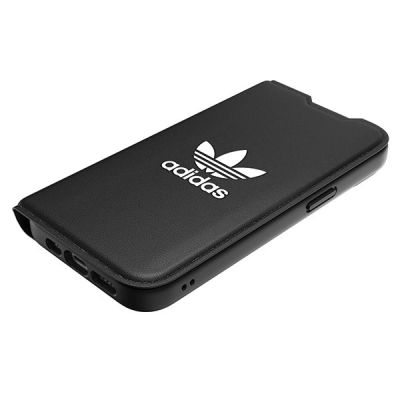 7. Adidas OR Booklet Case BASIC iPhone 14 6.1" black/black white 50181