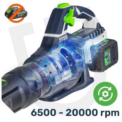 8. 40 V Cordless Leaf Blower, 220 km/h, W04402 WUBER