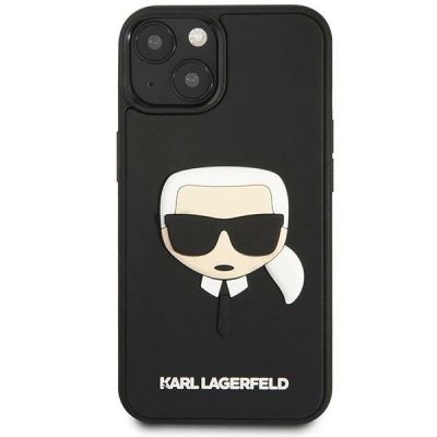 3. Karl Lagerfeld KLHCP14MKH3DBK iPhone 14 Plus 6.7 "black / black hardcase 3D Rubber Karl's Head