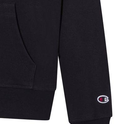 5. Champion Women's Full Zip Hoodie Sweatshirt Black 118406 KK001