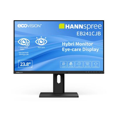 10. Hannspree Hybri Monitor EB241CJB computer monitor 60.5 cm (23.8") 1920 x 1080 px Full HD LCD Black