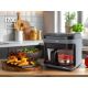 17. ELDOM FAT-FREE FRYER FR500 5.5 L 1200W GLASS CONTAINER, GRID, SILICONE PAD, 8 PROGRAMS, TEMPERATURE CONTROL.