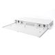6. FO patch panel without faceplate 19'' 1U, sliding, PG13.5 and PG16 gland, ties/holders, gray
