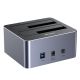 9. UNITEK 2X SATA 2.5"/3.5" USB 5GBPS HDD CLONING STATION