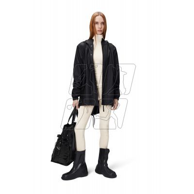 3. Rains unisex Fishtail Jacket W3 18010 01 Raincoat