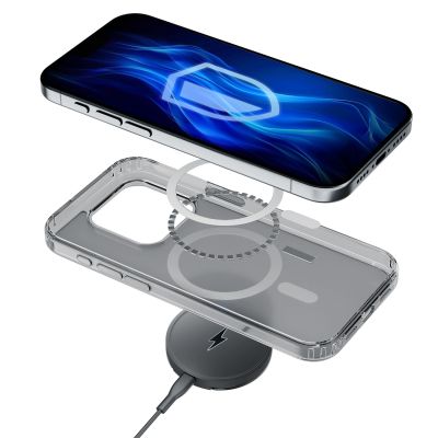 6. 3mk Frosty MagCase White for Apple iPhone 15 Plus - white