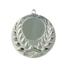 Silver general medal with space for a 25 mm emblem - steel medal