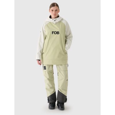 11. Women's 4F 4FWAW24TSOFF289-44S softshell snowboard jacket with 5000 membrane