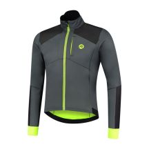 Rogelli HI VIS winter jacket gray-fluorescent S