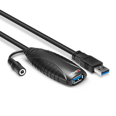4. Lindy 43156 USB Cable USB 3.2 Gen 1 (3.1 Gen 1) 10m USB A Black