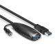 4. Lindy 43156 USB Cable USB 3.2 Gen 1 (3.1 Gen 1) 10m USB A Black
