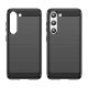 8. Carbon Case case for Samsung Galaxy S23+ flexible silicone carbon cover black