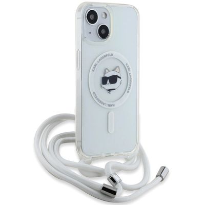 3. Karl Lagerfeld IML Choupette Head&Cord MagSafe case for iPhone 15 / 14 / 13 - transparent