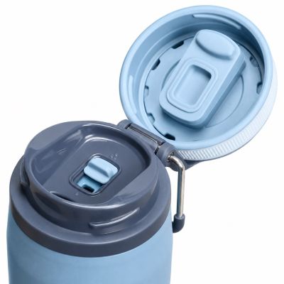3. Stanley Iceflow Bottle Twist Flip 0.47L Indigo Thermal Mug