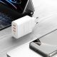 4. Dudao A5HEU 3xUSB-A 1xUSB-C PD 20W QC3.0 18W+ 2x12W wall charger - white