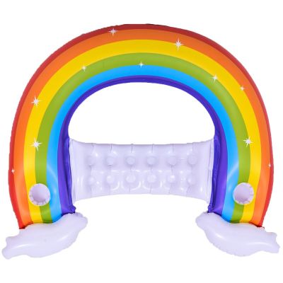 3. INFLATABLE DECK CHAIR WATER RAINBOW 107x95x23CM 37606