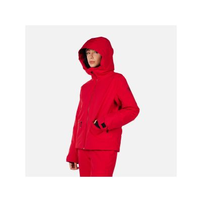 4. ROSSIGNOL W ROCHRUN INSULATED JKT women's ski jacket red